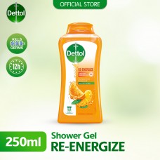 Dettol Anti Bacteria  Shower Gel Re-Energize 250ml